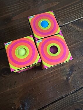 3 color changing Needoh pack in pink,blue,yellow
